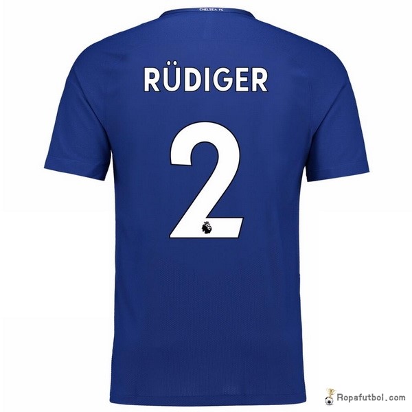 Camiseta Chelsea Replica Primera Ropa Rudiger 2017/18